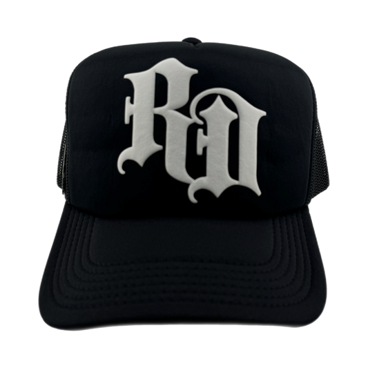 Reserve District (RD) Puff Print logo Trucker SnapBack