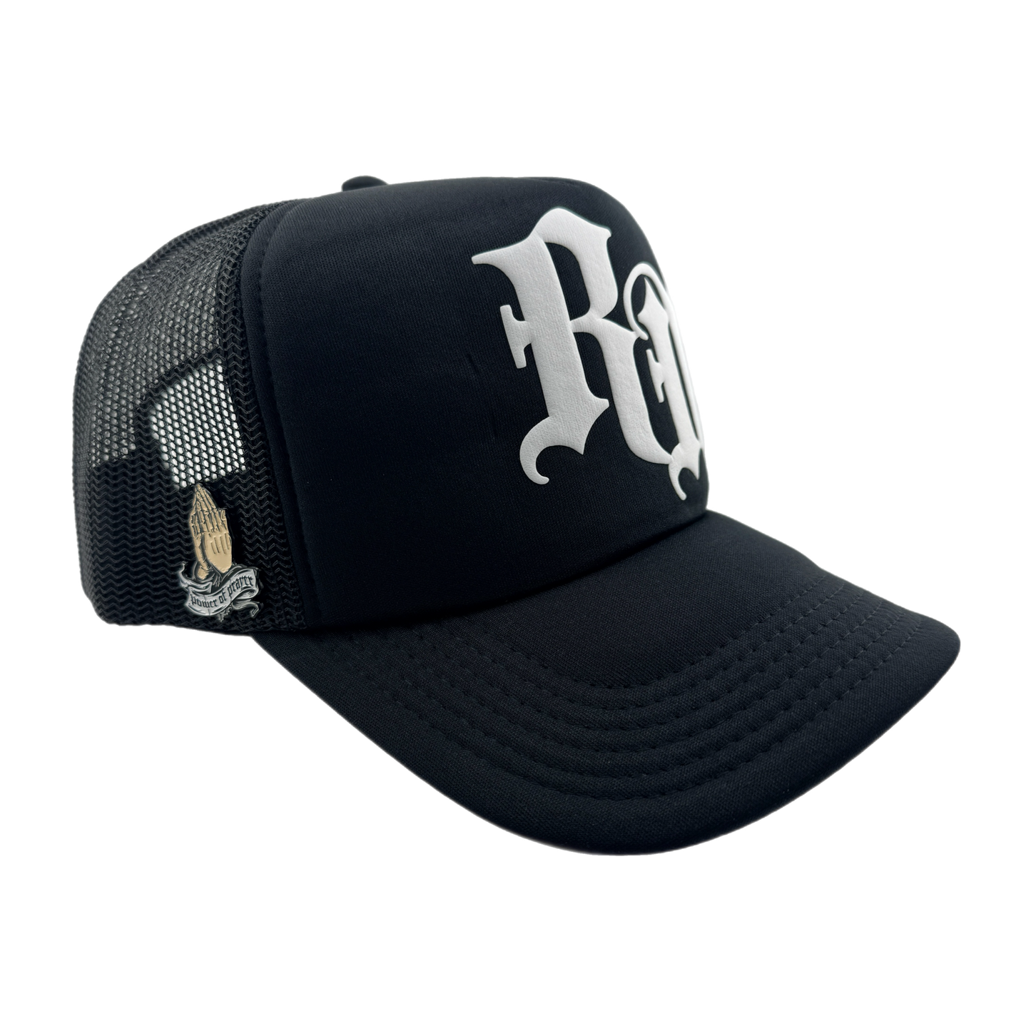 Reserve District (RD) Puff Print logo Trucker SnapBack