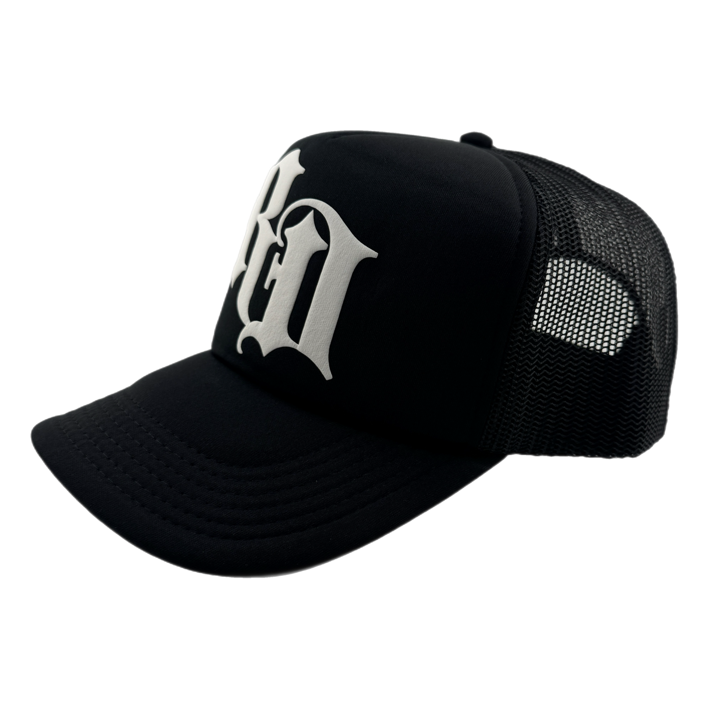 Reserve District (RD) Puff Print logo Trucker SnapBack